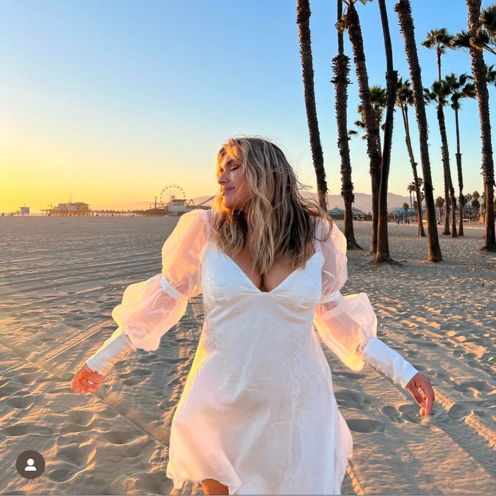 White For Love And Lemons Mini Dress